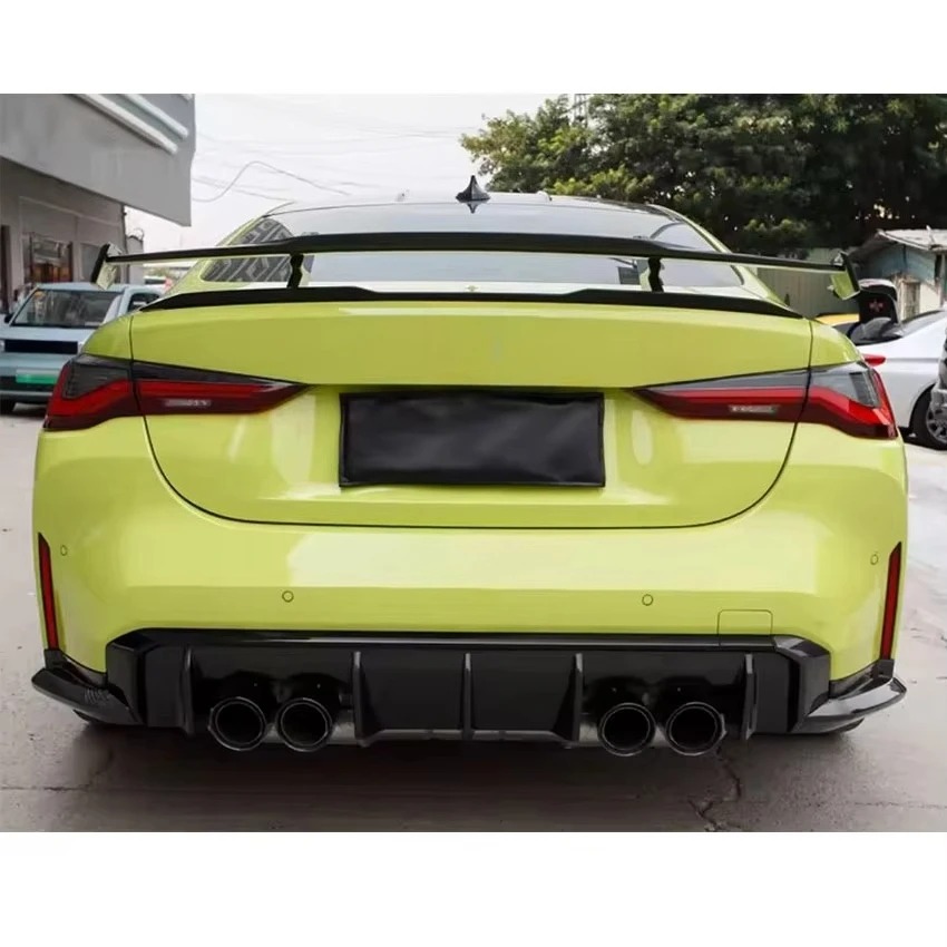 M-Performance Style Dry Carbon Fiber Rear Wing Spoiler For  G80 M3 G82 M4 Body Kit Carbon Fiber 2021-2022